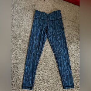 Kirkland Signature Blue Leggings Comfortable Stretch Fit